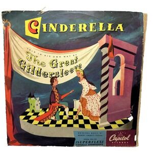 Capitol Records Cinderella Great Gildersleeve Vintage Childrens Record